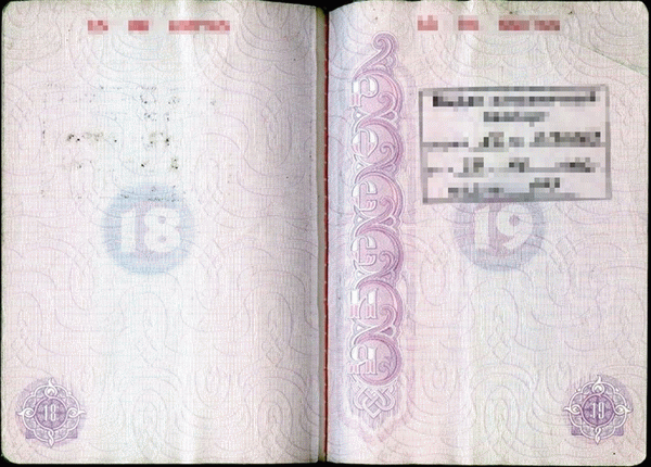 Кенни в паспорте